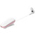 K36 Stereo Wireless Bluetooth Headset Calls Remind Vibration Wear Clip Driver Auriculares Earphone(Pink)