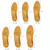 Corrected Flat Foot Arch Pad XO Leg Orthopedic Inner Eight-Shaped Corrective Insole, Size:39/40(Brown)