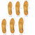 Corrected Flat Foot Arch Pad XO Leg Orthopedic Inner Eight-Shaped Corrective Insole, Size:41/42(Brown)