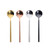 Mini Accessories Coffee Spoon Kitchen Dessertspoon Dining Round Shape Coffee  Stainless Steel Home, Size:15cm(Rose Gold)
