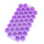 2 PCS 37 Grids Ice Cubes Honeycomb Ice Cream Maker Form DIY Mould Popsicle Molds Yogurt Ice Box Fridge Treats Freezer(Purple)