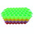 2 PCS 37 Grids Ice Cubes Honeycomb Ice Cream Maker Form DIY Mould Popsicle Molds Yogurt Ice Box Fridge Treats Freezer(Purple)