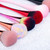 Nail Dust Cleaning Brush Nail Glitter Remover UV Gel Powder Removal Acrylic Nail Brushes Manicure Tools Red