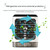 Mini Desktop Cooling Fan Humidifier Air Conditioning Fan Moisturizing Spray Fan(White)