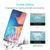 50 PCS 2.5D Non-Full Screen Tempered Glass Film for Galaxy A20e