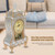Alarm Clock Vintage Clock Classical Royalty Sitting Room TV Cabinet Desk Imperial Furnishing Creative Sit Pendulum Clock(Brown)