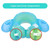 PVC Baby Inflatable Underarm Swim Ring with Side Flaps, Color:XL PVC Baby Inflatable Underarm Swim Ring with Side Flaps, Color:XL