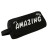 Large Black Letter Creative Silicone Pen Box Pencilcase School Stationery Supplies(Amazing)