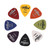 Alice 50 PCS ABS Electric Guitar Picks, Random Color Delivery, Surface:Mirror, Size:0.58mm