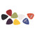 Alice 50 PCS ABS Electric Guitar Picks, Random Color Delivery, Surface:Mirror, Size:0.58mm