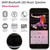 A18 Ball Bluetooth Speaker with LED Light Portable Wireless Mini Speaker Mobile Music MP3 Subwoofer Support TF (Blue)