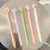 Cute Cartoon Silicone Protective Cover for Apple Pencil 1(Five-pointed Star Pink)