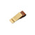 Metal Leather Pen Holder Stainless Steel Pencil Clip Notebook Pen Holder(Gold-Brown)