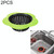 2 PCS Portable Handheld Outfall Water Tank Strainer Sink Filter Floor Drain Bathroom Kitchen Gadget(Green)