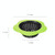 2 PCS Portable Handheld Outfall Water Tank Strainer Sink Filter Floor Drain Bathroom Kitchen Gadget(Green)
