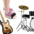 Aluminum Percussion Cajon Foot Bell, Size: 10 x 8 x 4cm(Pink)