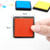 5 PCS Creative Color Ink Pad Small Ink Pad, Size:4x4cm(Coffee)