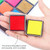 5 PCS Creative Color Ink Pad Small Ink Pad, Size:4x4cm(Coffee)