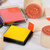 5 PCS Creative Color Ink Pad Small Ink Pad, Size:4x4cm(Coffee)