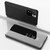 For Xiaomi Redmi Note 11 Plated Mirror Horizontal Flip Leather Case with Holder(Black)