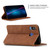 Retro Skin Feel Business Magnetic Horizontal Flip Leather Case for Galaxy M30 / A40s(Brown)