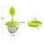 Stainless Steel Silicone Hanging Tea Bag Tea Strainers (Green)