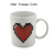 Creative Heart Magic Temperature Changing Cup Color Changing Chameleon Mugs Heat Sensitive Coffee Tea Milk Cup