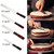 3 PCS Wooden Handle Spatula Baking Stainless Steel Cake Straight Knife(6 Inch With Hole Straight Body)