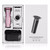 Electric Foot File Speed Adjustable Sandpaper Discs Callus Remover Pedicure Fast Remove Feet Hard Cracked Dry Dead Skin Tool, Plug Type:UK plug(Pink)