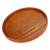 Creative Round Solid Wood Tea Tray Hotel Wooden Tay Storage Tray, Diameter: 30cm