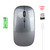 HXSJ M80 2.4GHz Wireless 1600DPI Three-speed Adjustable Optical Mute Mouse (Grey)