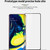 PINWUYO 9H 3D Curved Tempered Glass Film for  Galaxy A60 black