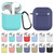 Wireless Earphones Shockproof Silicone Protective Case for Apple AirPods 1 / 2(White)