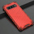 Honeycomb Shockproof PC + TPU Case for Galaxy S10 (Red)