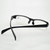 Women Men Half Frame Myopia Glasses HD AC Green Film Lens Myopia Eyeglasses(-1.50D)