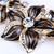 Crystal Enamel Flower Jewelry Sets For Women(Black)