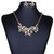 Crystal Enamel Flower Jewelry Sets For Women(Black)