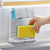 Hanging Bathroom Kitchen Towel Rack Hanging Holder Storage Rack Towel Drain Shelf(Gray)