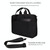 DJ06 Oxford Cloth Waterproof Wear-resistant Portable Expandable Laptop Bag for 14.1 inch Laptops, with Detachable Shoulder Strap(Black)