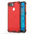 Shockproof Honeycomb PC + TPU Case for OPPO  F9(Red)