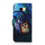 Oil Painting Owl Pattern Coloured Drawing Horizontal Flip Leather Case for Galaxy J4 Plus, with Holder & Card Slots & Wallet