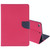 GOOSPERY FANCY DIARY Horizontal Flip Leather Case for iPad Mini (2019), with Holder & Card Slots & Wallet (Magenta)