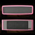 Portable Shockproof Soft Silica Gel Bluetooth Speaker Protective Case for Bose Soundlink Mini 1 / 2(Rose Red)