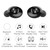 XG-U12 TWS Bluetooth 5.0 Single Ear Stereo Wireless Bluetooth Headset(Black)