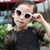 2 PCS Fashion Baby Girls and Boys Cat Eyes Sunglasses Anti-UV Sunglasses(Pink)