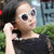 2 PCS Fashion Baby Girls and Boys Cat Eyes Sunglasses Anti-UV Sunglasses(Pink)