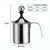 2 PCS Stainless Steel Manual Foamer with Thickened Double Layer Foaming Filter(800ml)
