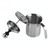 2 PCS Stainless Steel Manual Foamer with Thickened Double Layer Foaming Filter(800ml)