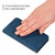 Retro Skin Feel Business Magnetic Horizontal Flip Leather Case for Galaxy M10(Navy Blue)