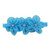 Ribbon Diamond Headband Newborn Hairband Girl Flower Head Children Hair Accessories(Blue)